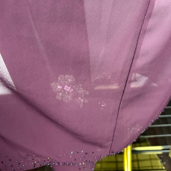 Oblique Cardigan Womens 20 Chiffon Sheer‎ Open Front Wedding Long Sleeve Beaded - Picture 6 of 13